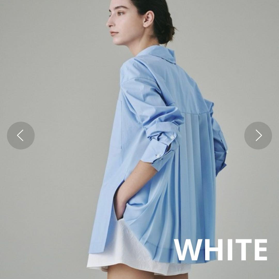 ESTNATION COLUMN バックプリーツシャツ 36