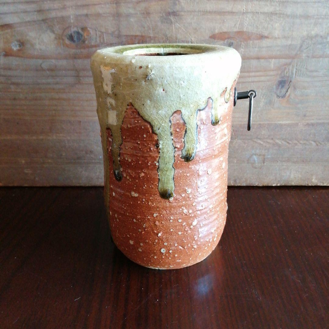 信楽焼 高橋楽斎 掛花入 14cm - メルカリ