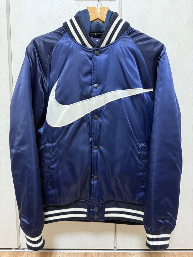 Nike×FCRB ナイロンジャケット　Mサイズ　ネイビー