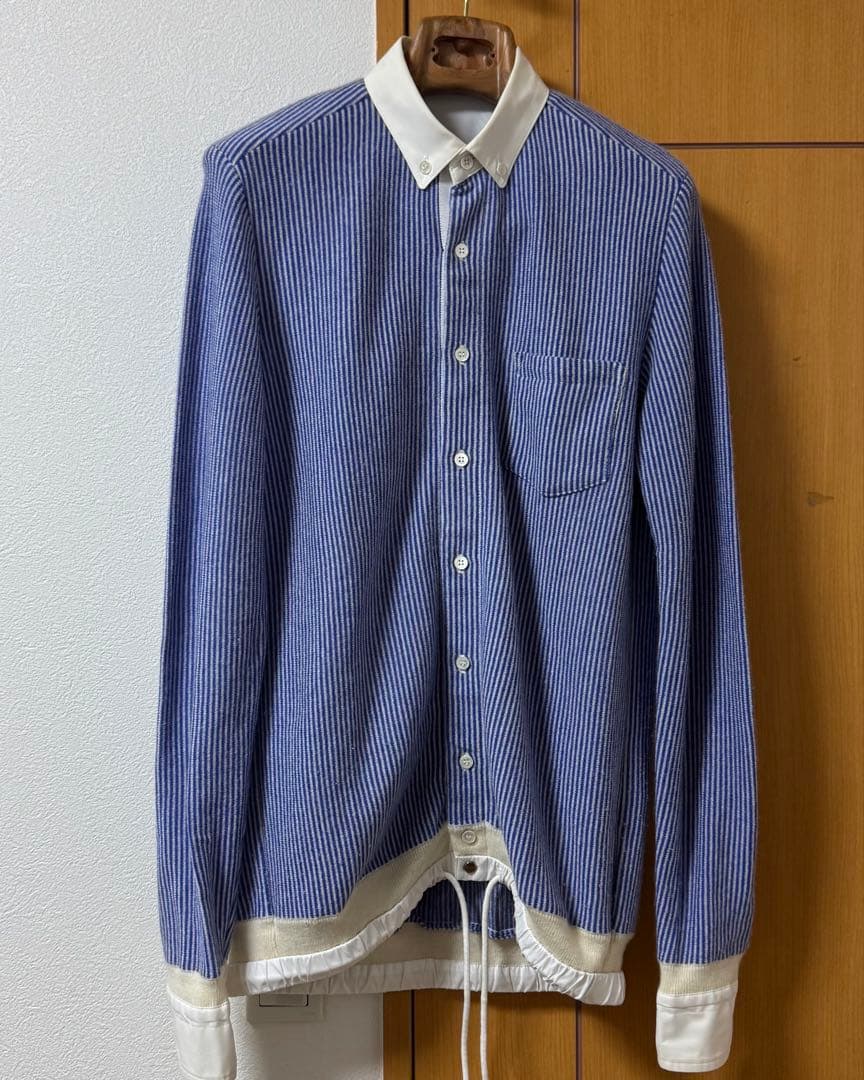 sacai サカイ ニットシャツ サイズ1 サカイマンman 2013AW