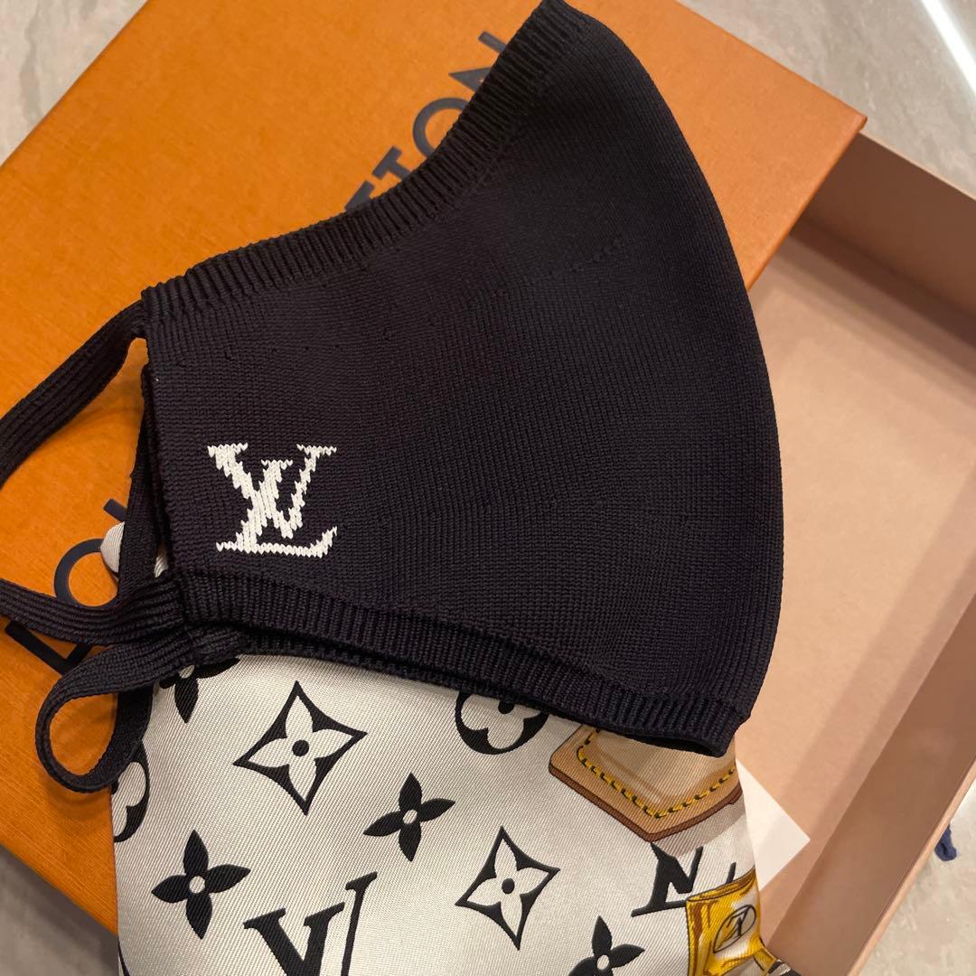 Louis Vuitton マスク 黒　新品未使用