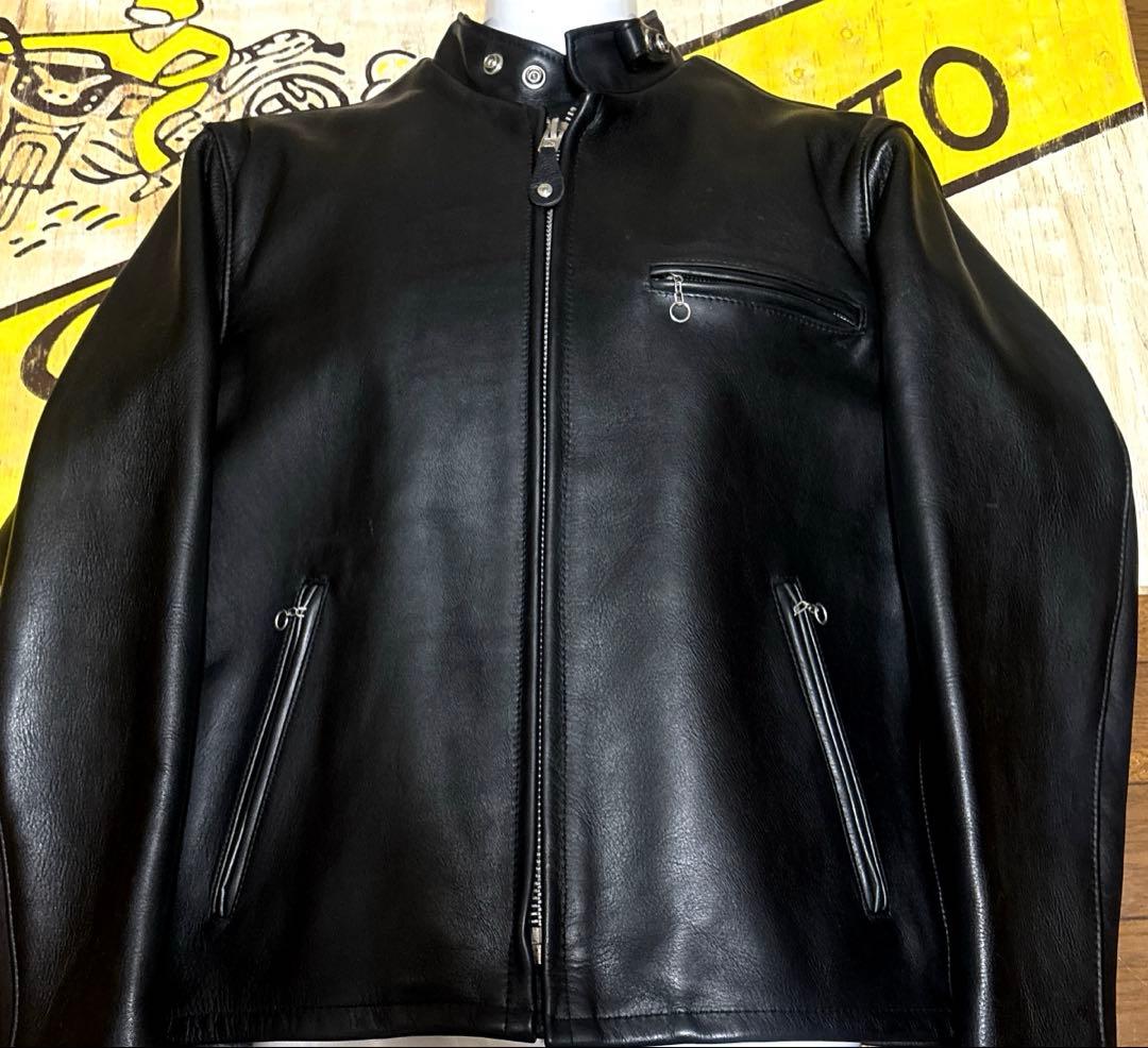超美品‼️schott641 40インチ　ライダースインナーボア付 SCHOTT(ショット) 80's Boa single liner riders ボア ライナー
