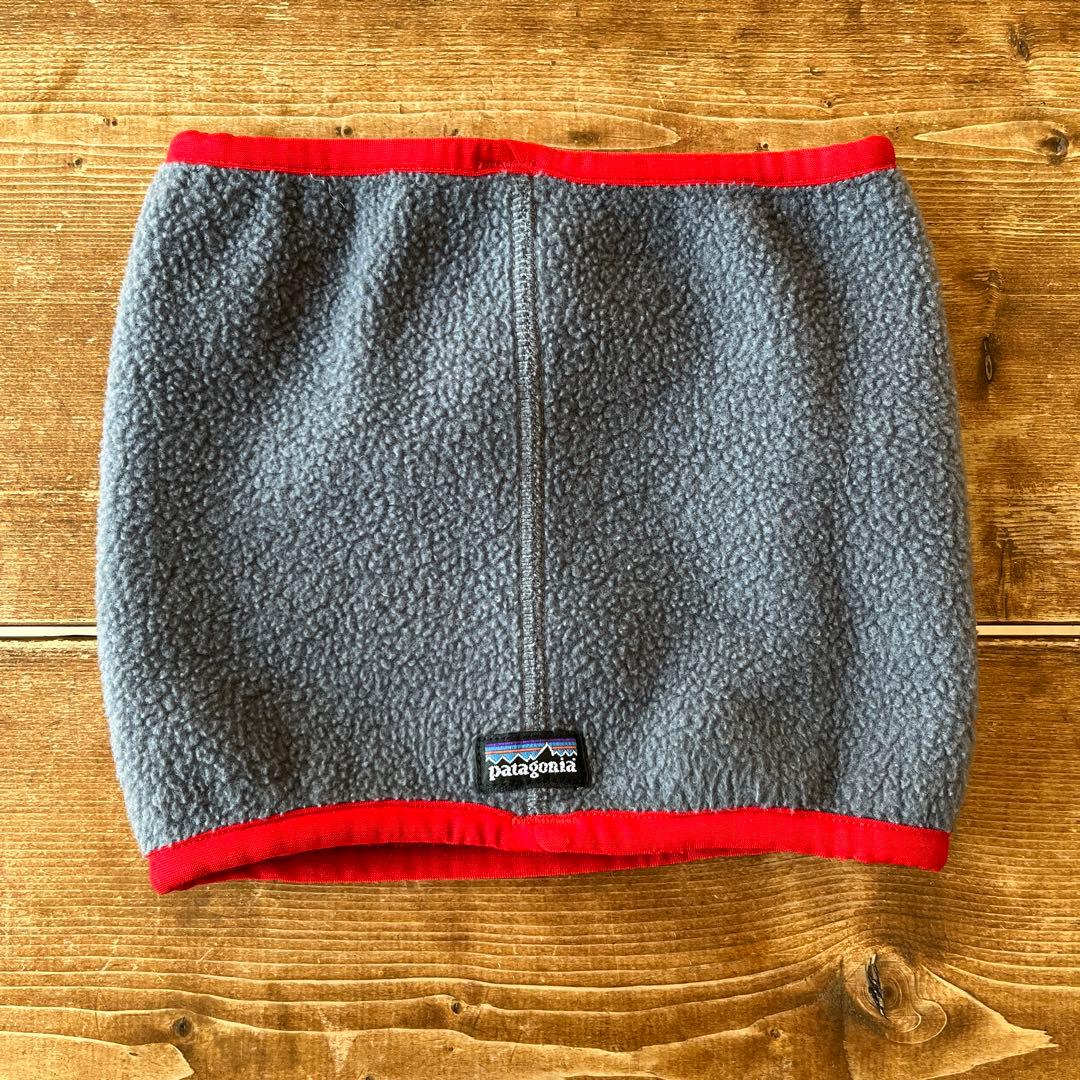 98年製 patagonia ネックゲイター グレー✖️レッド
