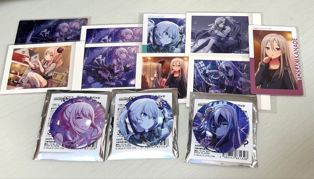 プロセカ グリ缶 グリッター缶バッジ 2A ニーゴ - メルカリ