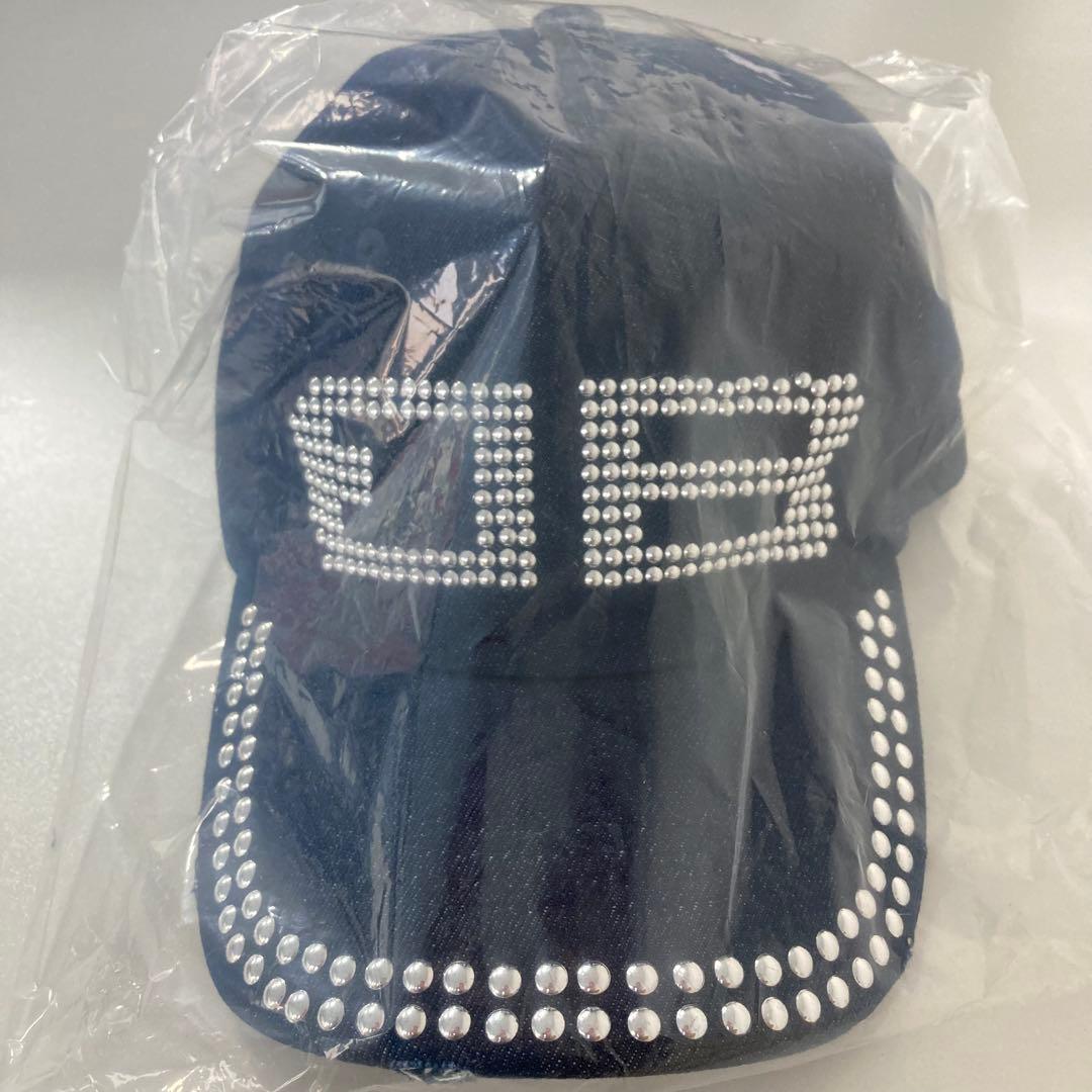 新品未使用】BEEDEN BD STUDS DAMAGE CAP ダークブルー - メルカリ