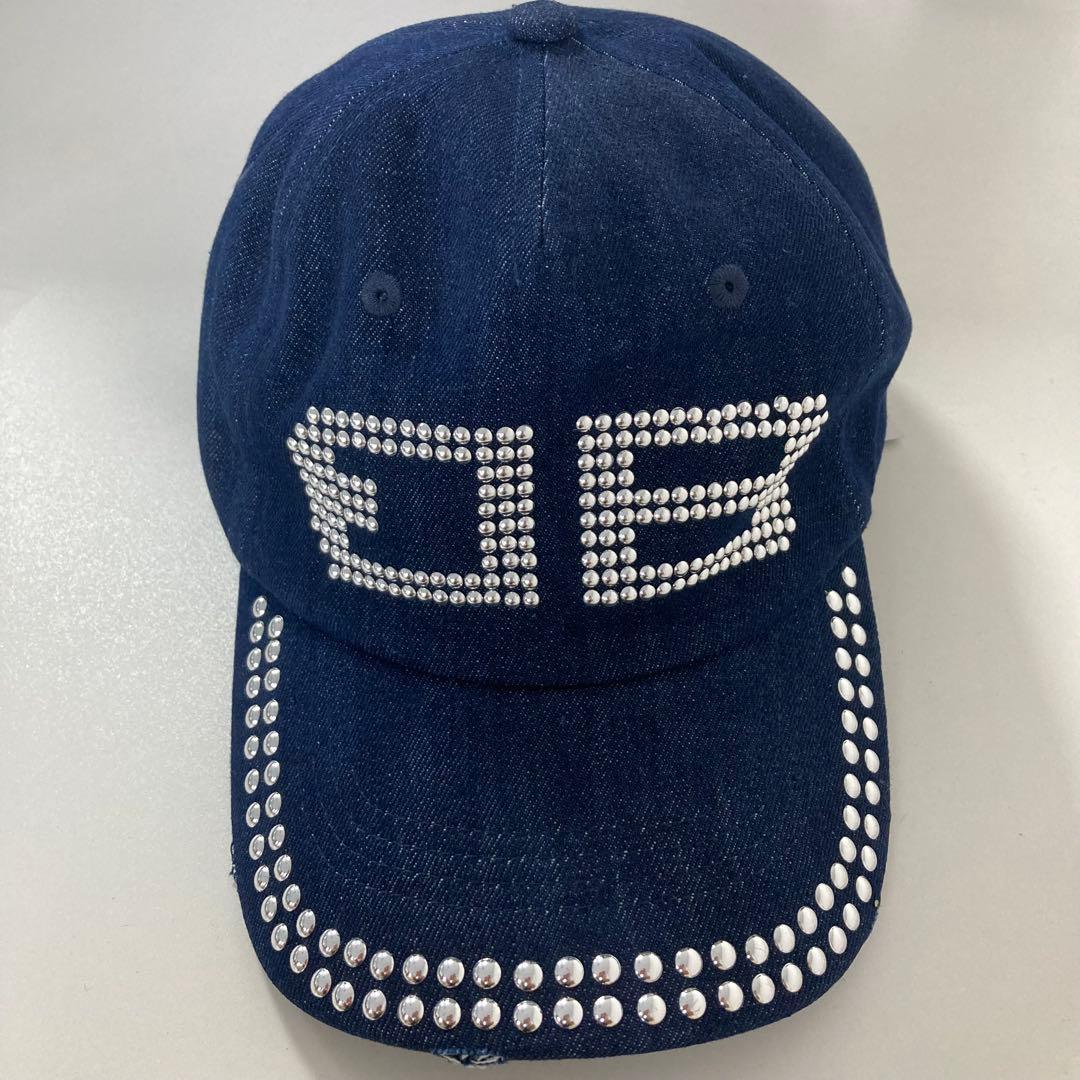 新品未使用】BEEDEN BD STUDS DAMAGE CAP ダークブルー - メルカリ