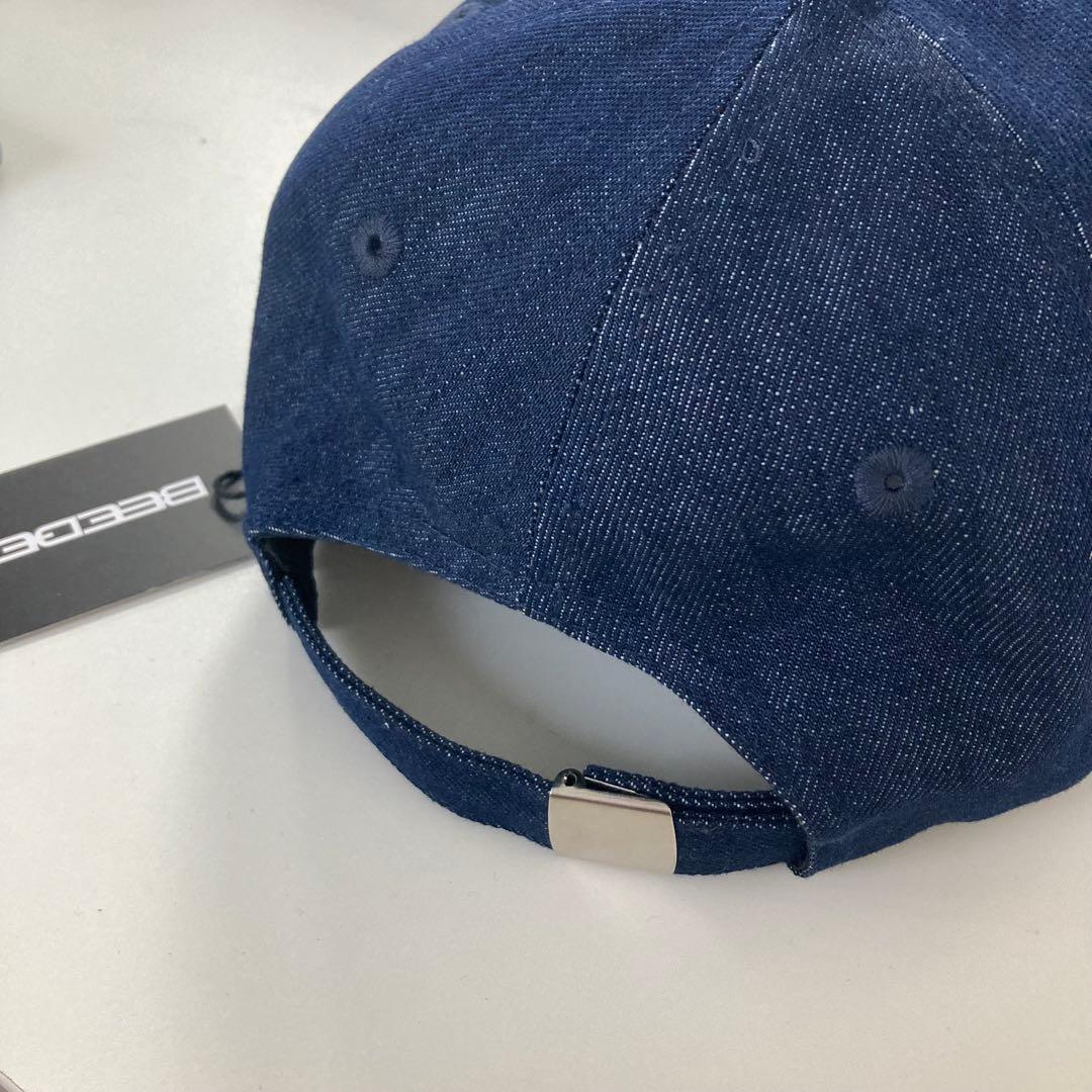 新品未使用】BEEDEN BD STUDS DAMAGE CAP ダークブルー - メルカリ