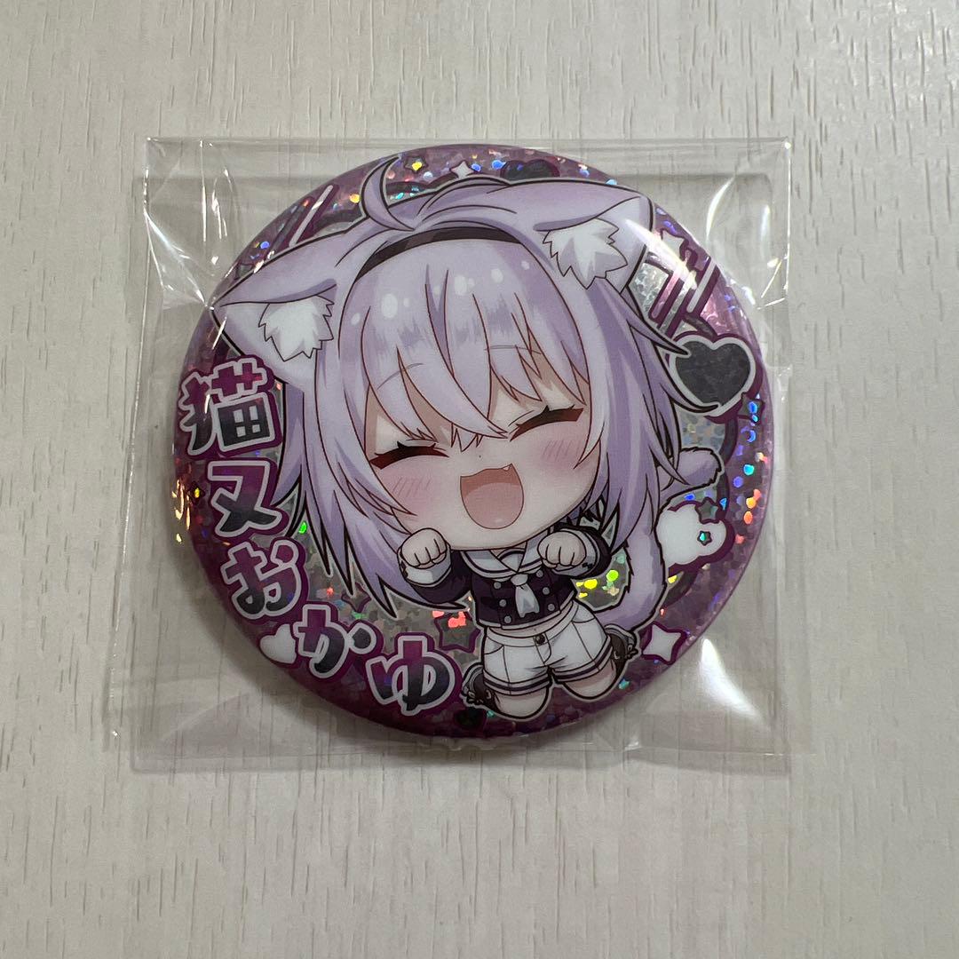 ホロライブ 缶バッジスナック ホログラム缶バッジ 猫又おかゆ - メルカリ