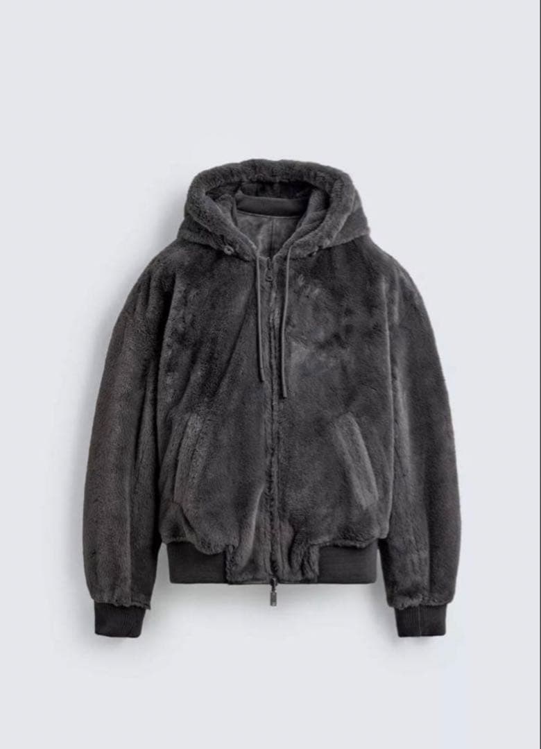 リバーシブルフェイクレザーアウター