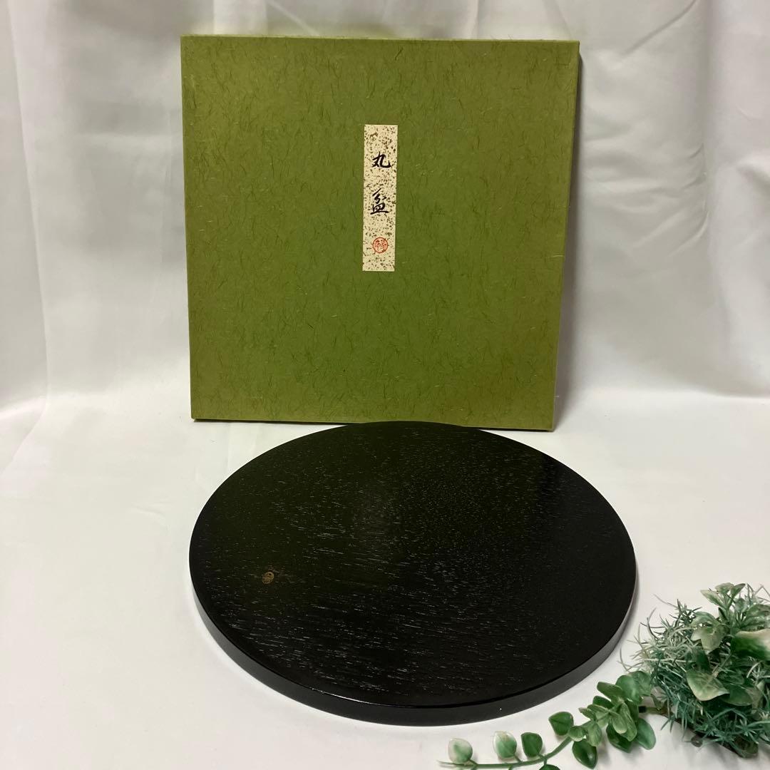 新品 象彦 丸盆 木製漆器 桜梅 トレイ - メルカリ
