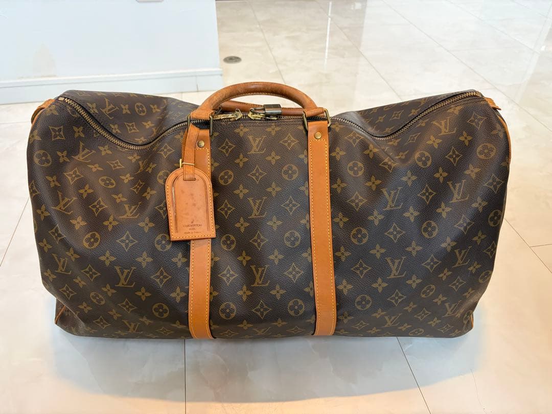 LOUIS VUITTON ボストンバッグ モノグラム キーポル60 ブラウン ルイヴィトンキーポル バンドリエール 60 14145 ブラウン ユニセックス
