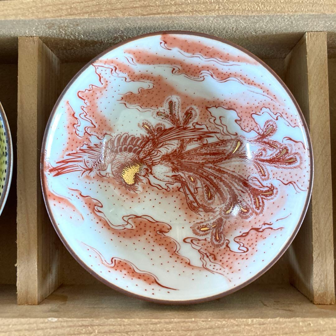 九谷焼 時代盃 5個セット 木箱付き - メルカリ