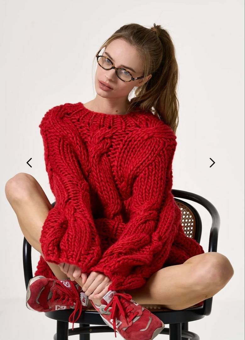 トップス THE TOE BROMLEY HANDMADE KNIT