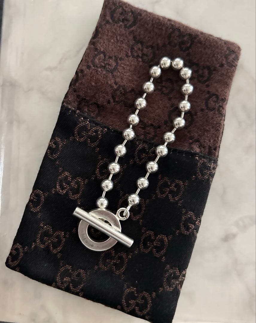 GUCCI グッチ ボールチェーン ブレスレット