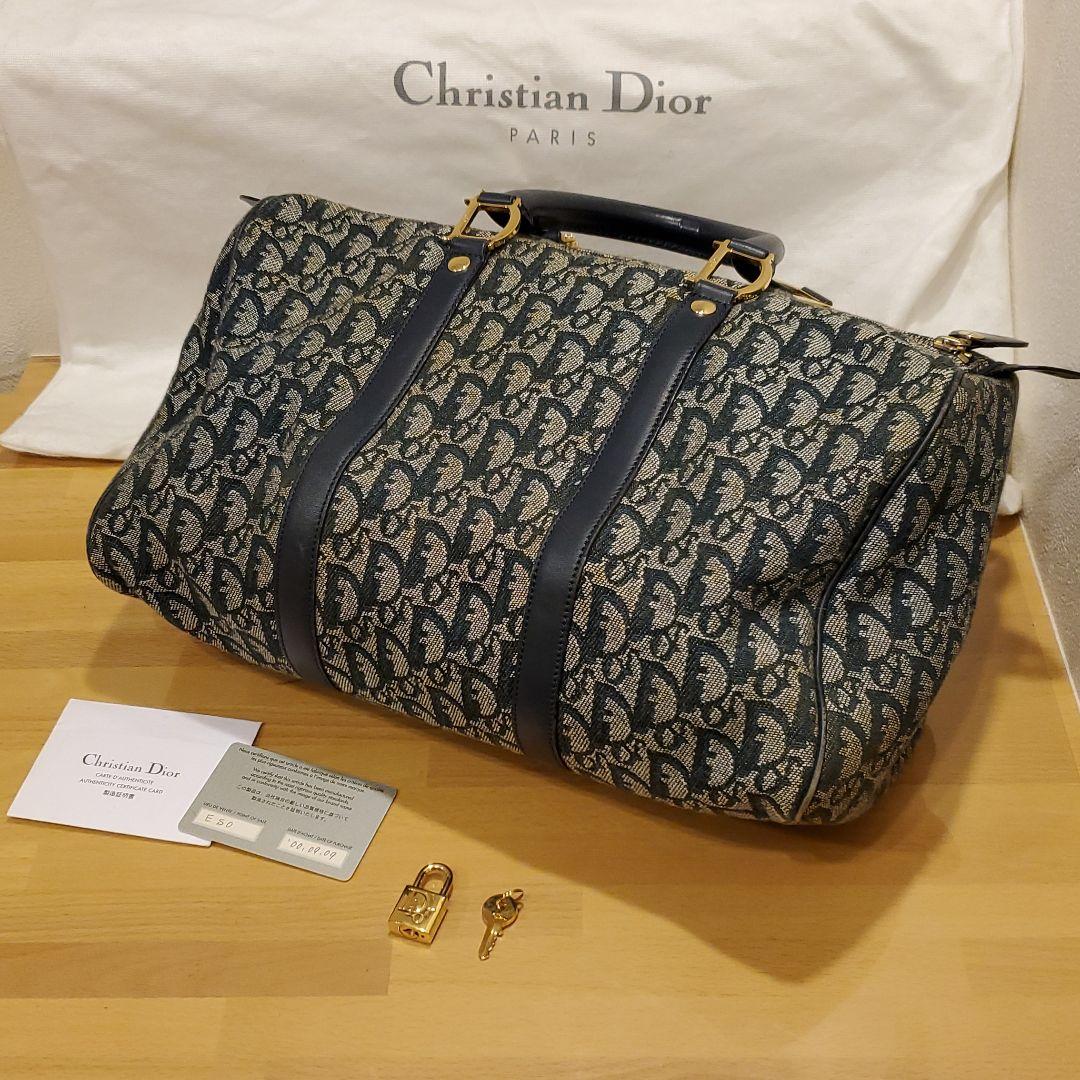 ボストンバッグ　製造証明書、鍵、保管袋　付き