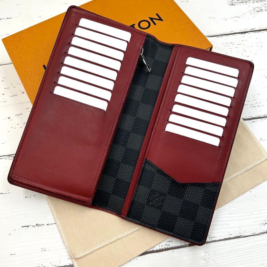 【新型レア】ルイヴィトン ポルトフォイユブラザNM ダミエ N63254 長財布 yamamoto7887_20658-00