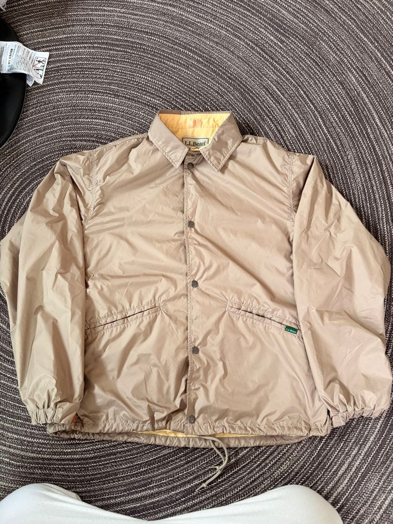 【美品】L.L.Bean ナイロンジャケットREG smallの表記だがL相当