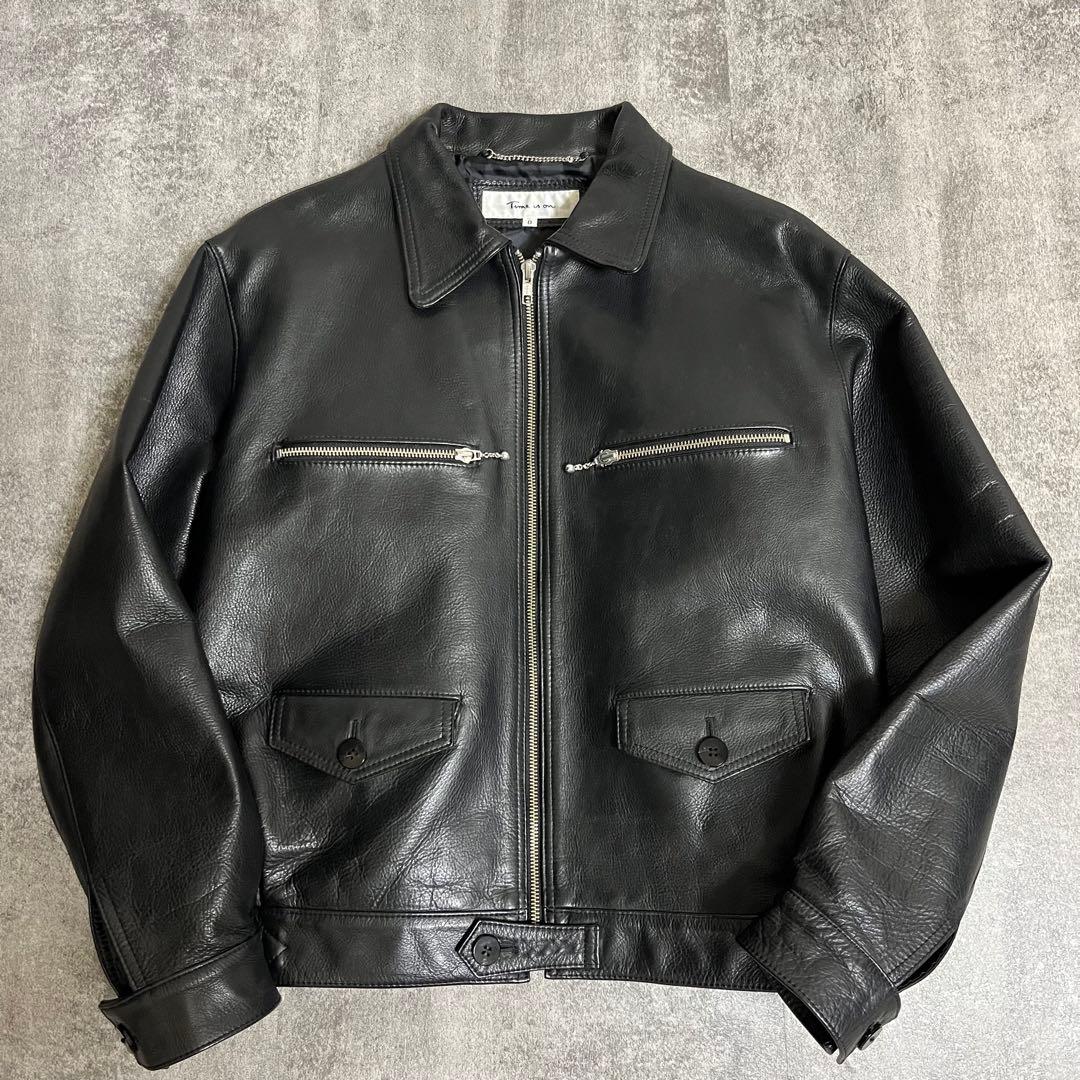 time is on タイムイズオン LEATHER レザー ジャケット