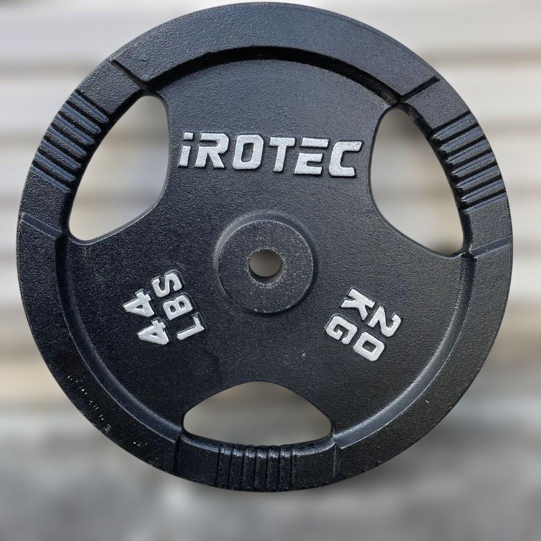 アイロテック 28mmプレート20kg iROTEC 1枚 IROTEC（アイロテック） バーベル アイアンプレート 20KG [1枚] 穴径