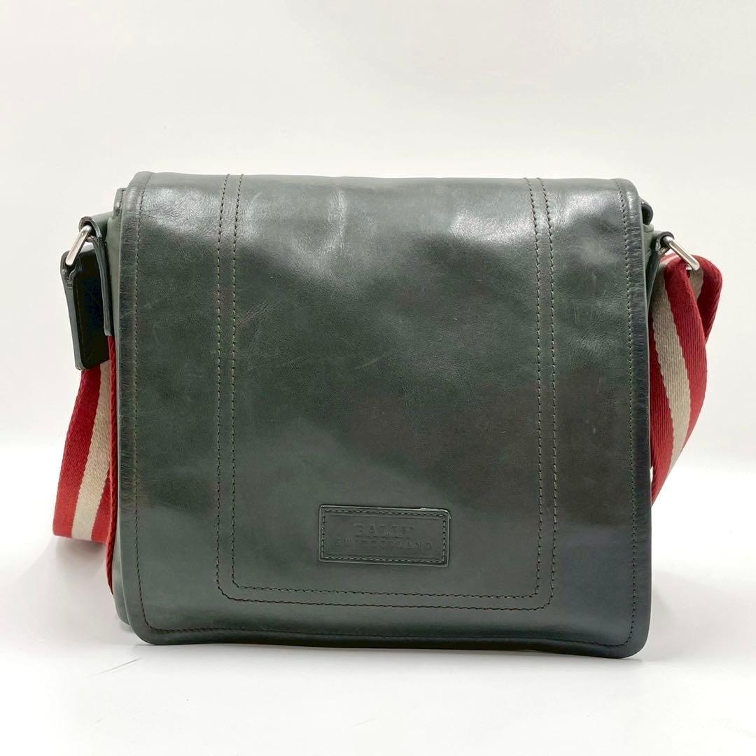 BALLY バリー トレインスポッティング ショルダーバッグ グリーン