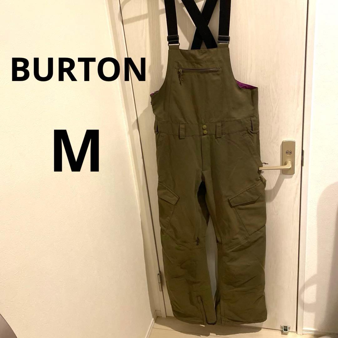 【M】 BURTON スノーボードウエア ビブパンツ バートン