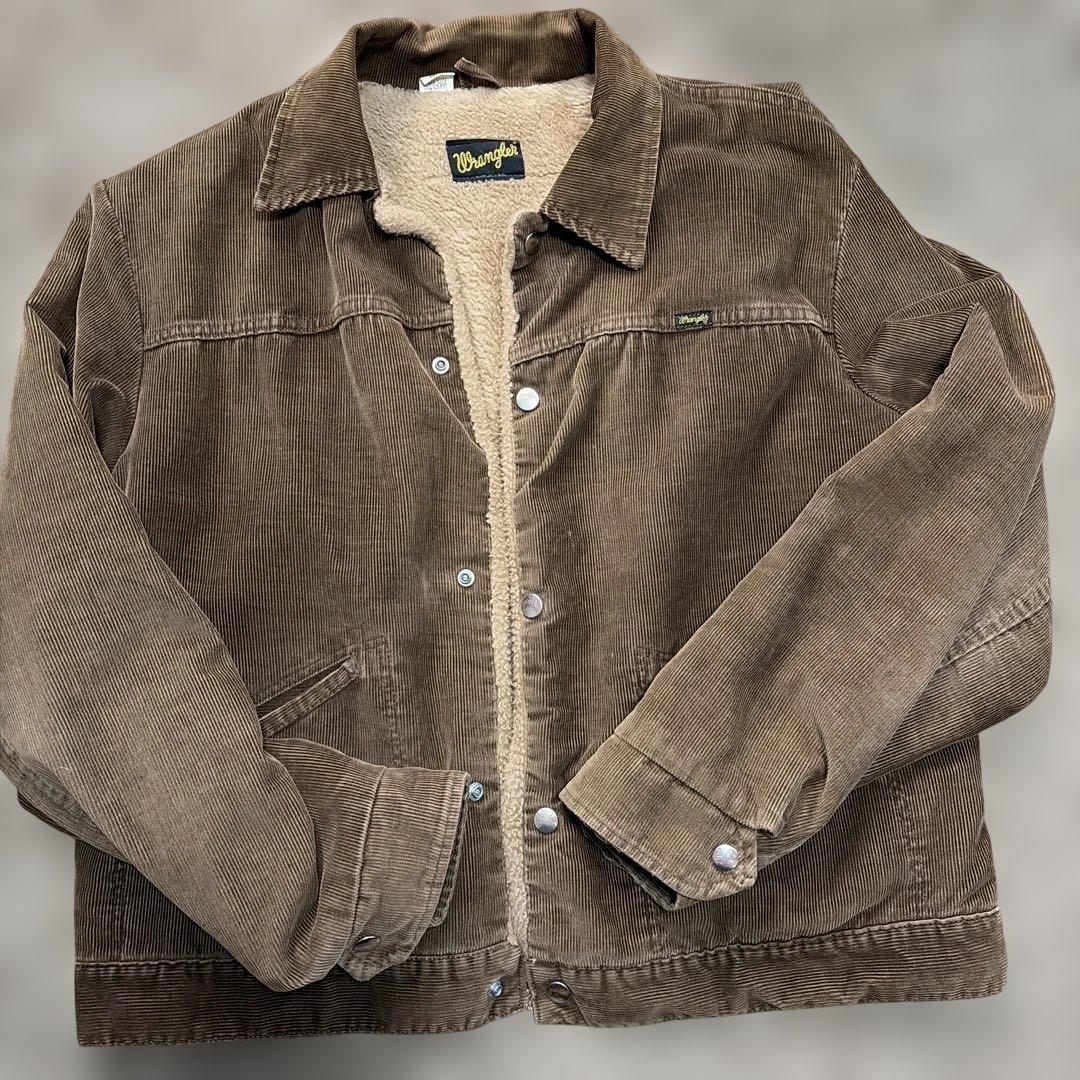Wrangler コーデュロイジャケット ブラウン 短丈
