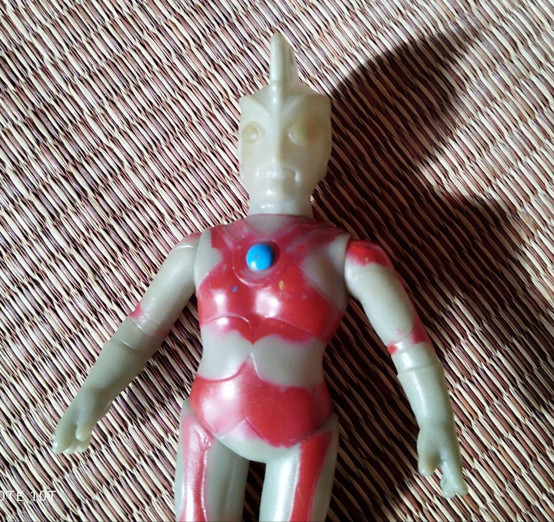 状態A ウルトラマン エース マルサン ソフビフィギュア 当時物 駄菓子