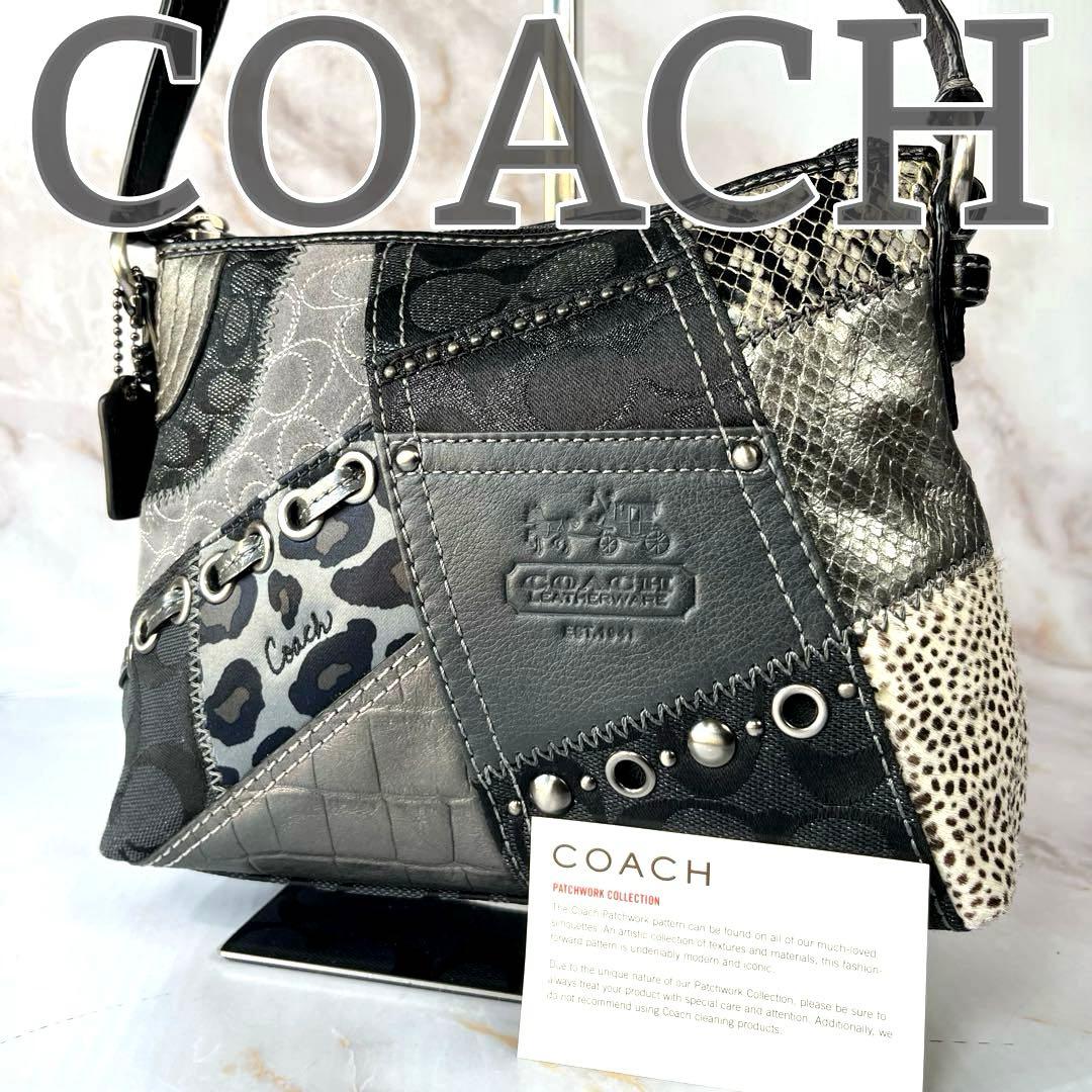 【希少・未使用】COACH アクセサリーポーチ パッチワークアニマル柄 ブラック 楽天市場】コーチ アニマル柄の通販