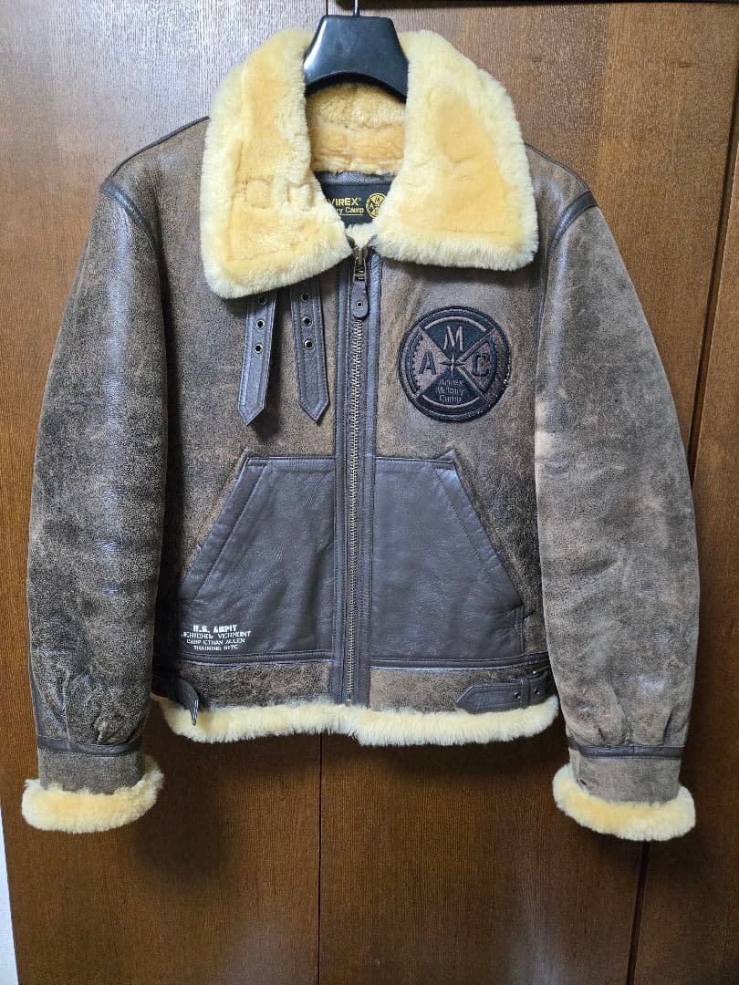 19AW 定価16万 AVIREX B-3 AMC ムートン 羊革 楽天市場】AVIREX アビレックス ムートンジャケット B-3 SHEEP SKIN