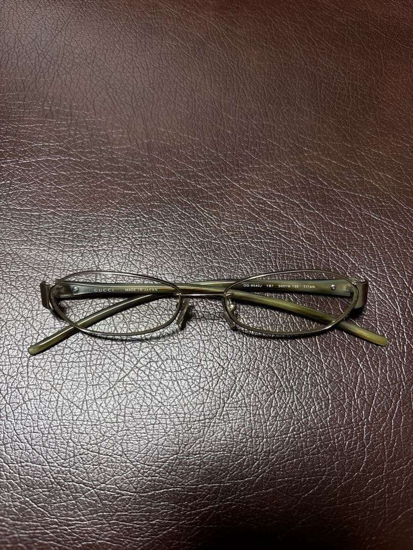 GUCCI チタン眼鏡　レア