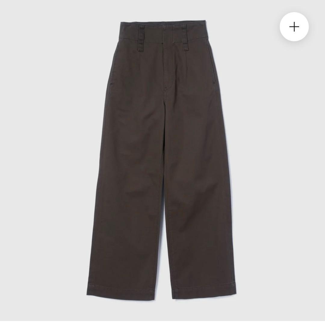 searoomlynn ハイウエストLOOSEチノトラウザー