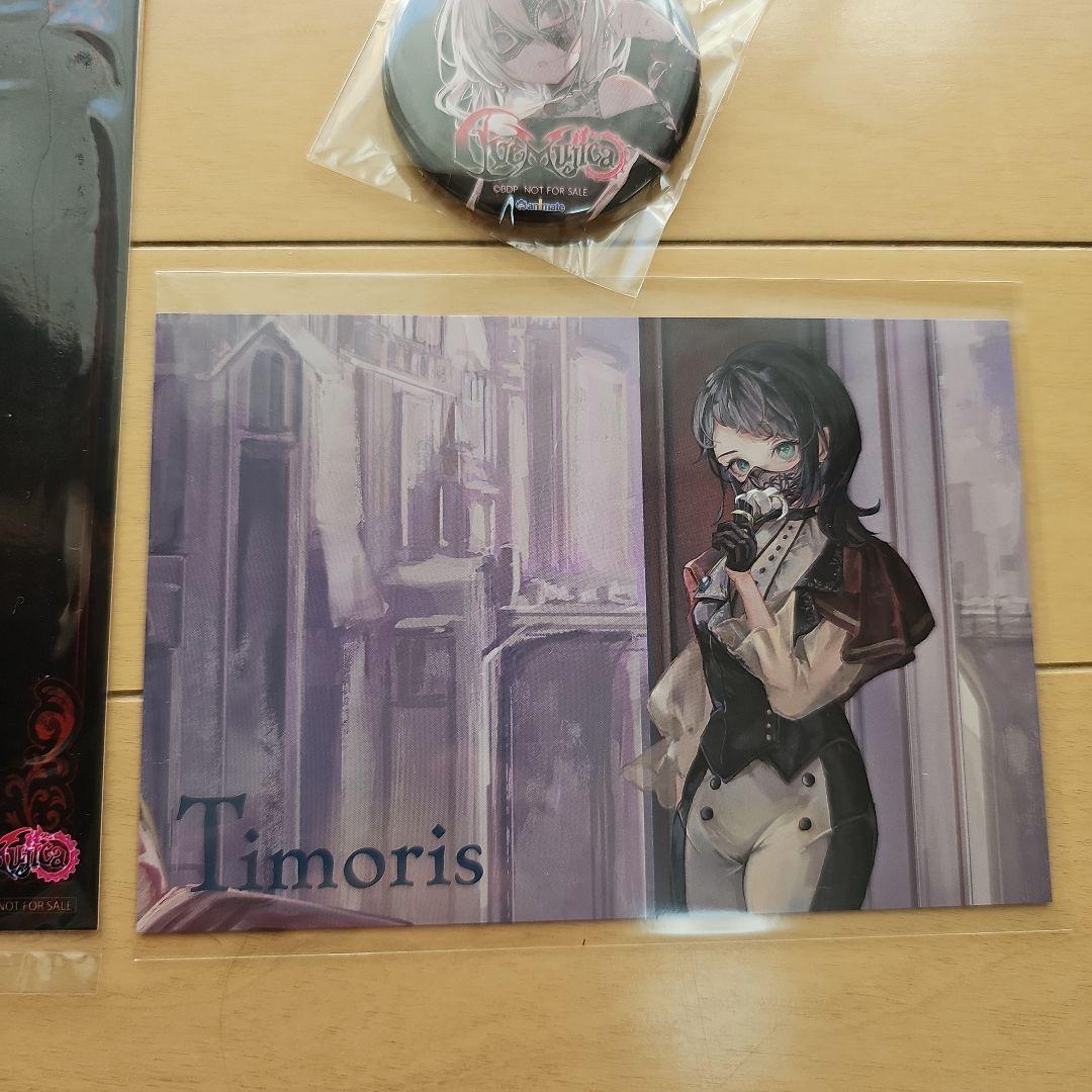 バンドリ ave mujica ドロリス 缶バッジ 2L ブロマイド 限定版特典