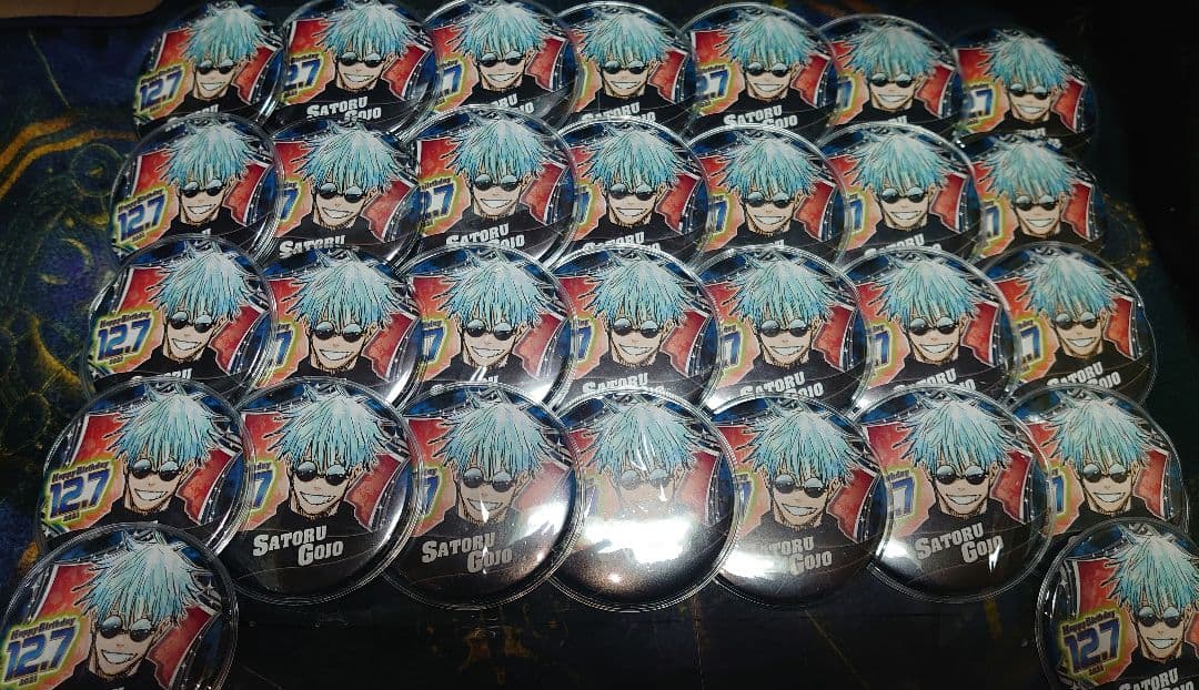 【呪術廻戦】 五条悟 バースデー 缶バッジ 2021 まとめ売り 痛バ