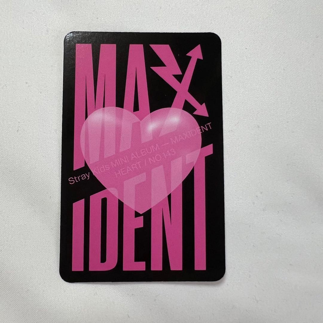 straykids maxident チャンビン ハート トレカ - メルカリ