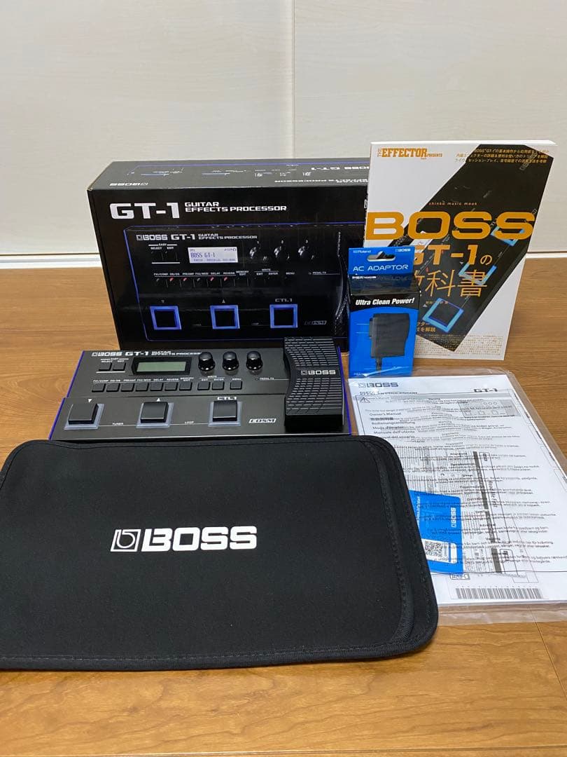 a　BOSS GT-1 マルチエフェクター 純正アダプター付き