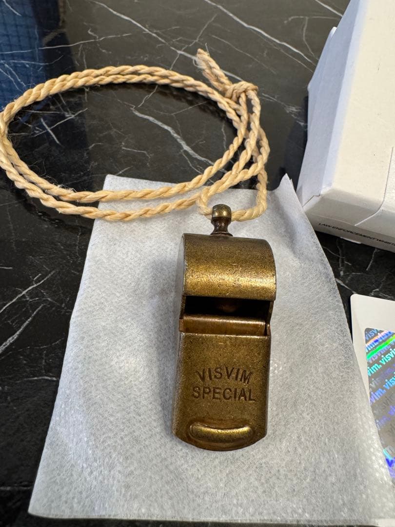 新品　visvim ホイッスルネックレス　BTS