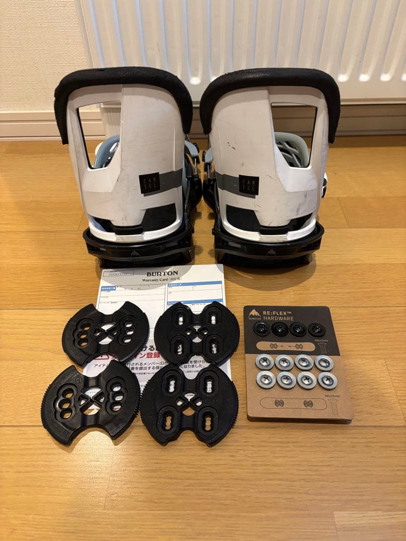 BURTON ビンディング CARTEL MサイズRe:flex 白