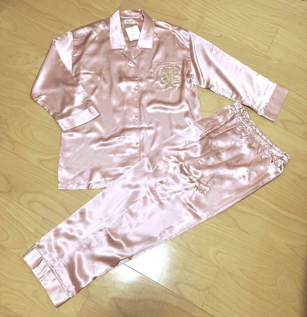 新品　未使用　CELINE セリーヌ　絹　シルク100% パジャマ
