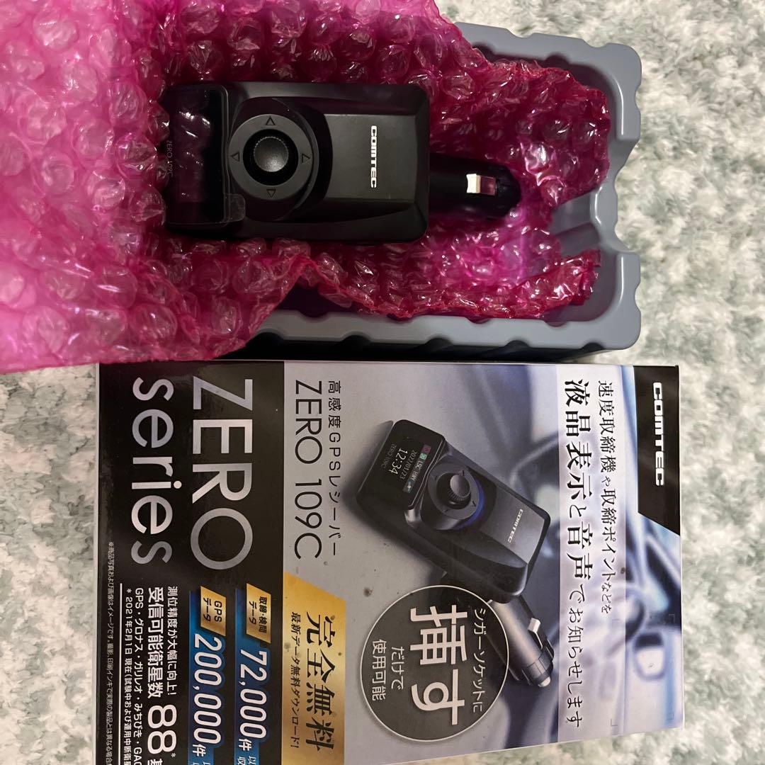 COMTEC 　ZERO 109C 　BLACK　レーダー探知機 コムテック（Comtec） 超高感度 GPS レシーバー ZERO 109C レーダー