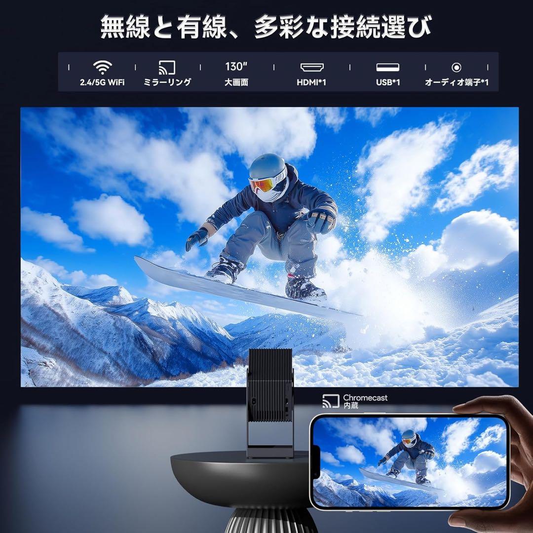 Wanbo Cube 2 Pro プロジェクター短焦点 Android TV搭載 - メルカリ