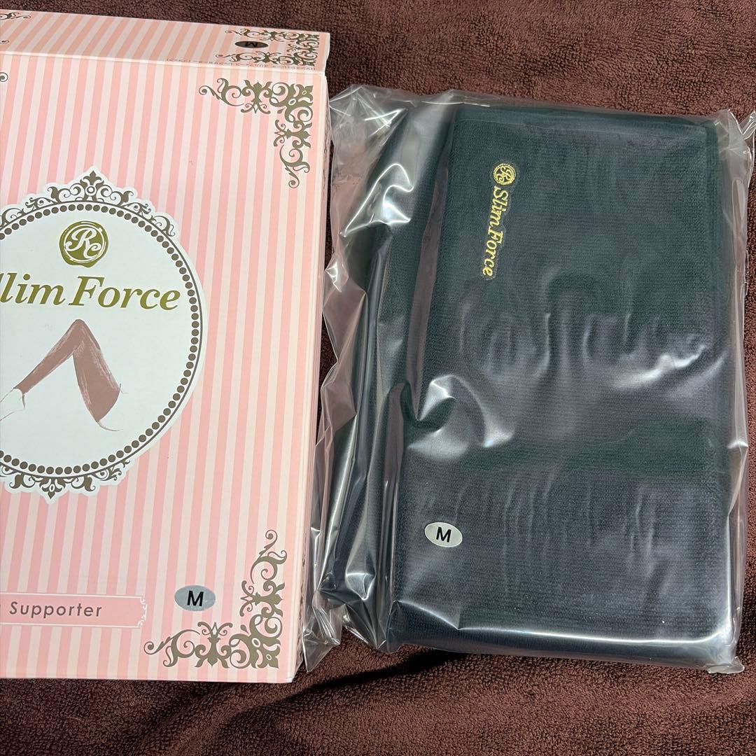 ロマンスシェレーヌ　スリムフォースレッグサポーター　ブラック　M