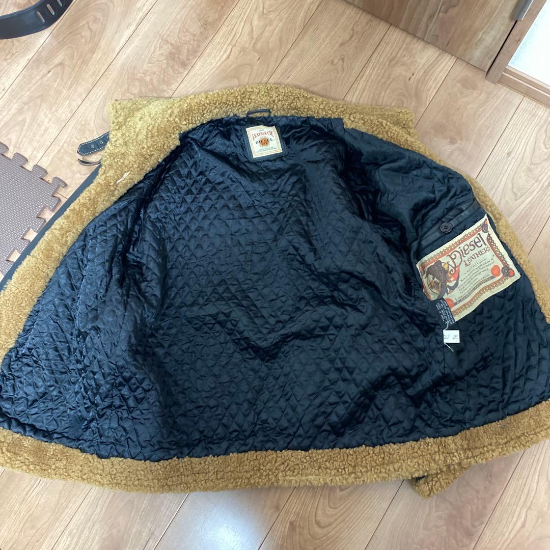 Diesel Leather Cie ブラックレザージャケット - メルカリ