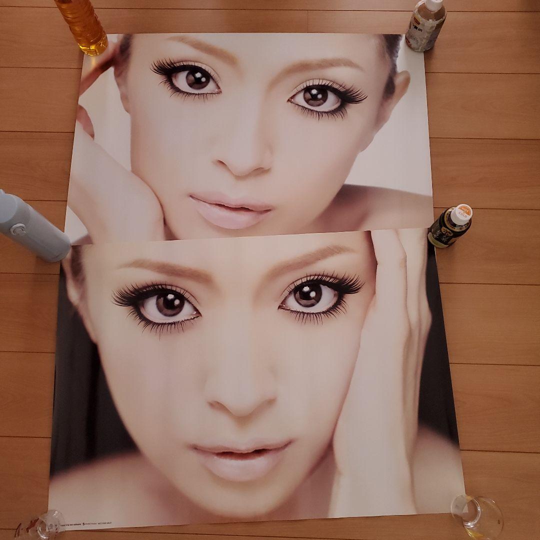 浜崎あゆみ A BEST ホワイト＆ブラック ポスター 非売品2枚セット