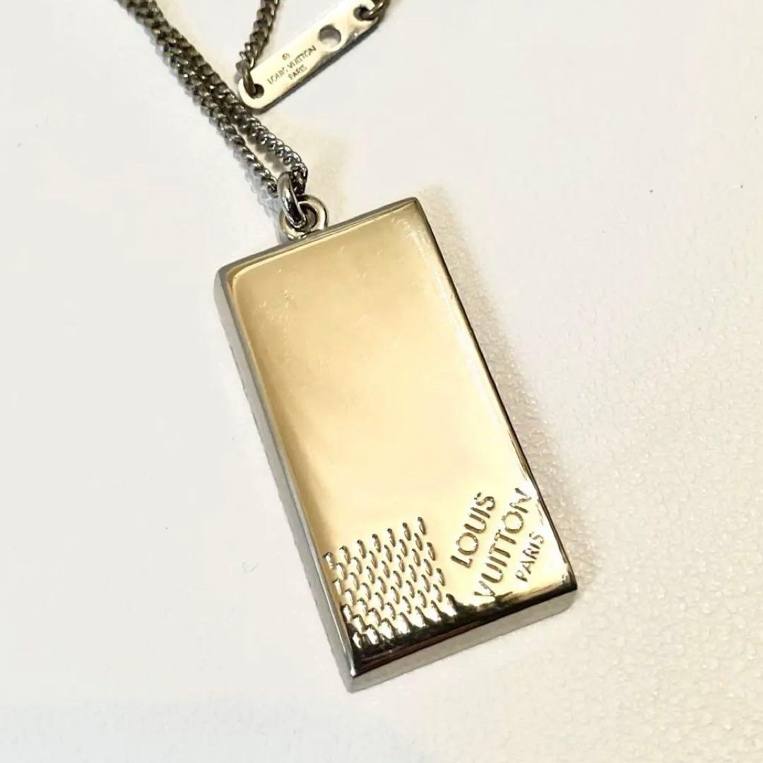 美品✨ルイヴィトン ネックレス コリエ プラーク ダミエ プレート シルバー 2026年最新】ルイヴィトン ネックレス コリエ・プラークの人気アイテム