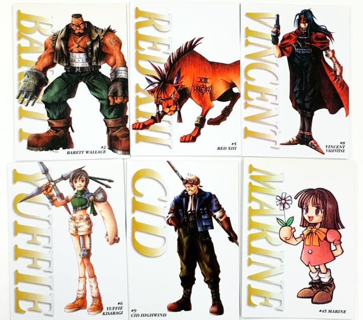 FF7 キャラクターカードセット17枚セット - メルカリ