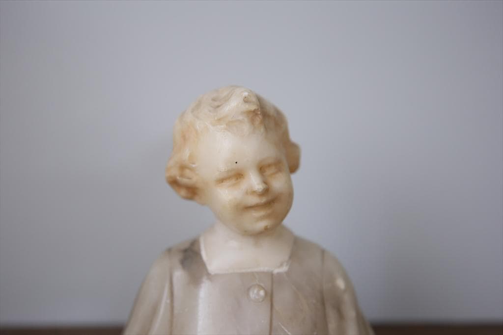 フランスアンティーク大理石製胸像/彫像/彫刻ペーパーウェイト(88-194