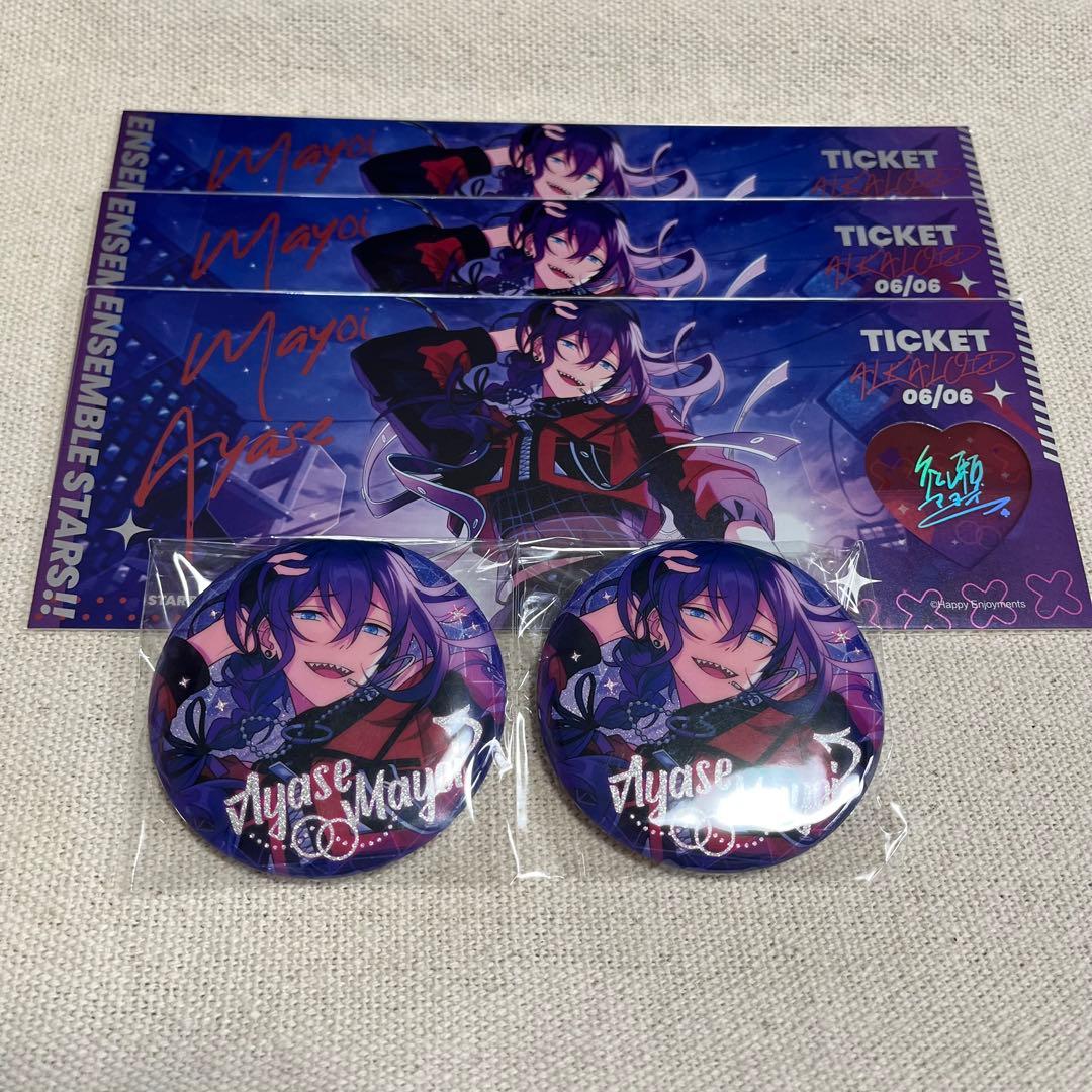 あんスタ 礼瀬マヨイ ホロチケ 缶バッジ - メルカリ