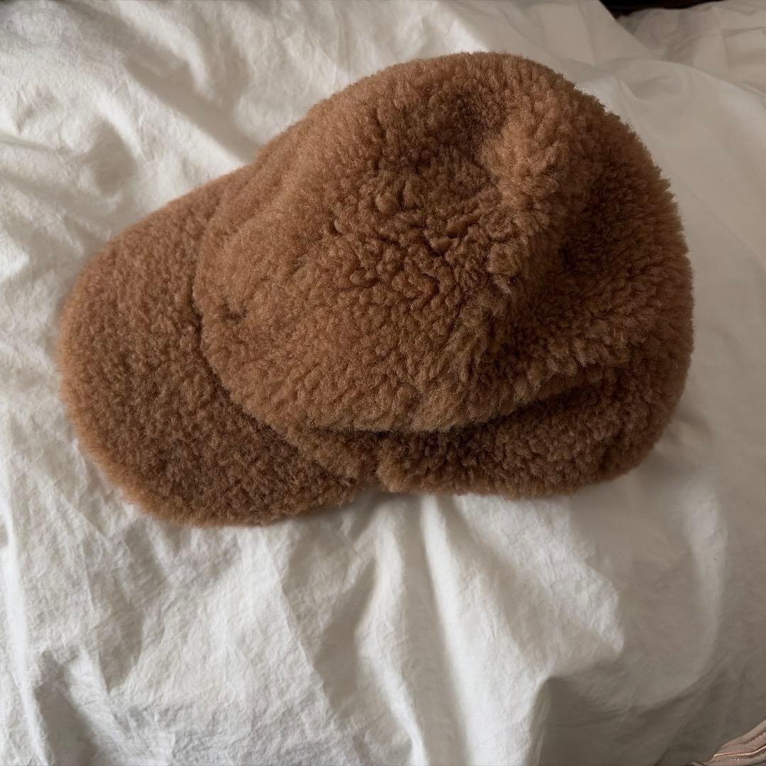 マックスマーラ　キャップ　帽子　テディ MAXMARA】大人気 テディベア ベースボール キャップ (Max Mara
