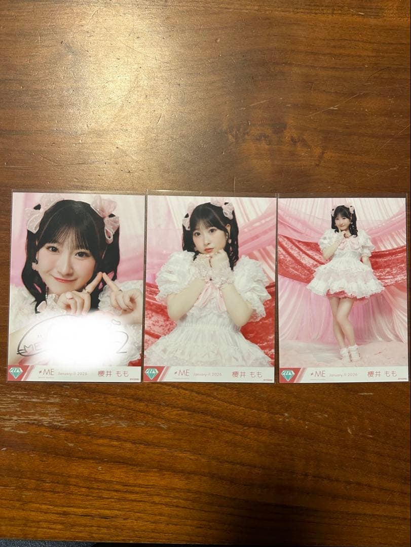 【値下げ】ノイミー 生写真 櫻井もも きゅんかわ人生 直筆 サイン