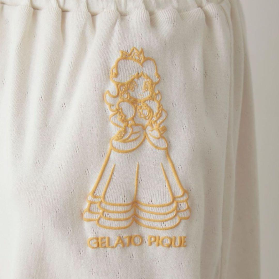 ジェラートピケ スーパーマリオ ピーチコレクション デイジー 上下